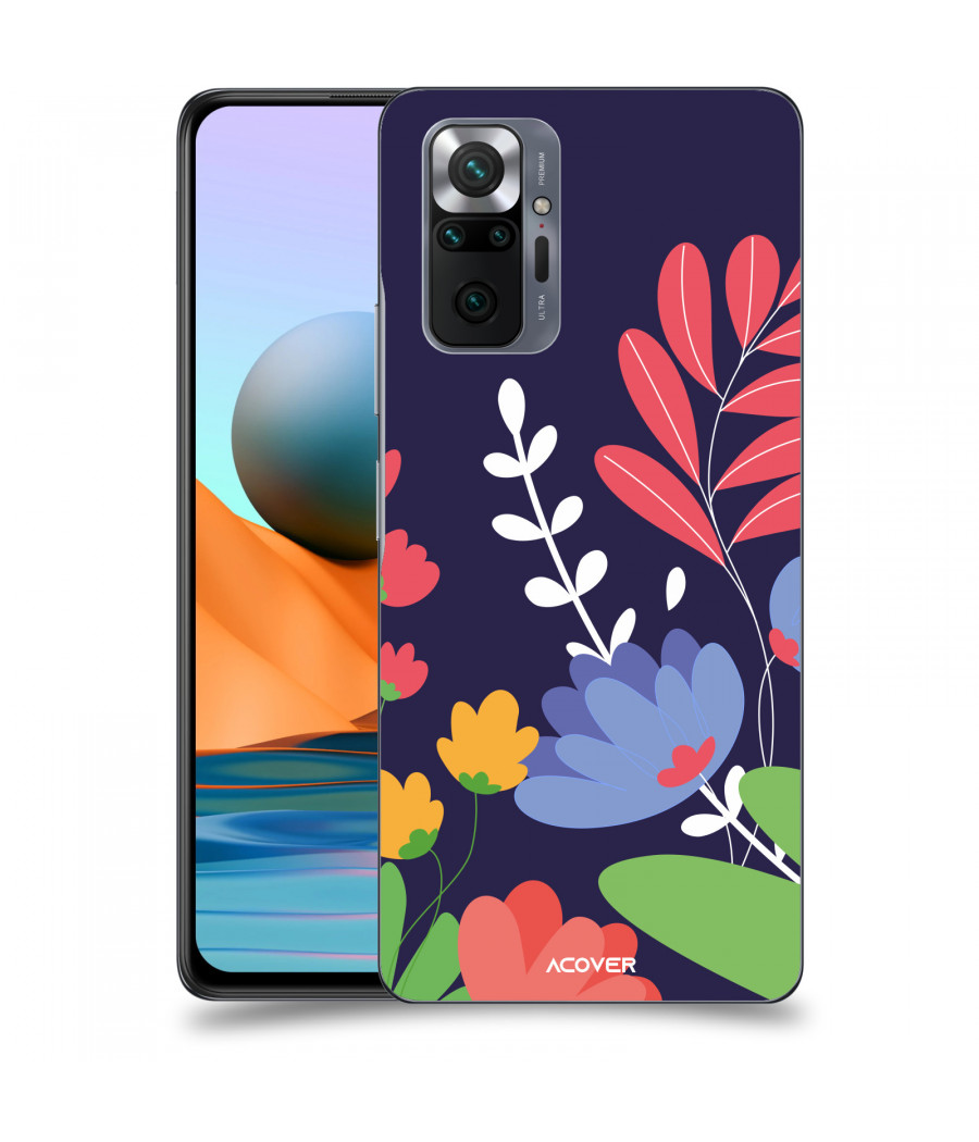 ACOVER Kryt na mobil Xiaomi Redmi Note 10 Pro s motivem Colorful Flowers
