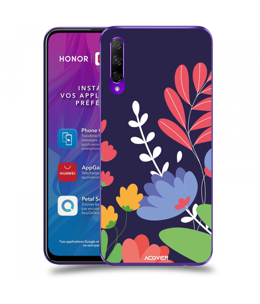 ACOVER Kryt na mobil Honor 9X Pro s motivem Colorful Flowers