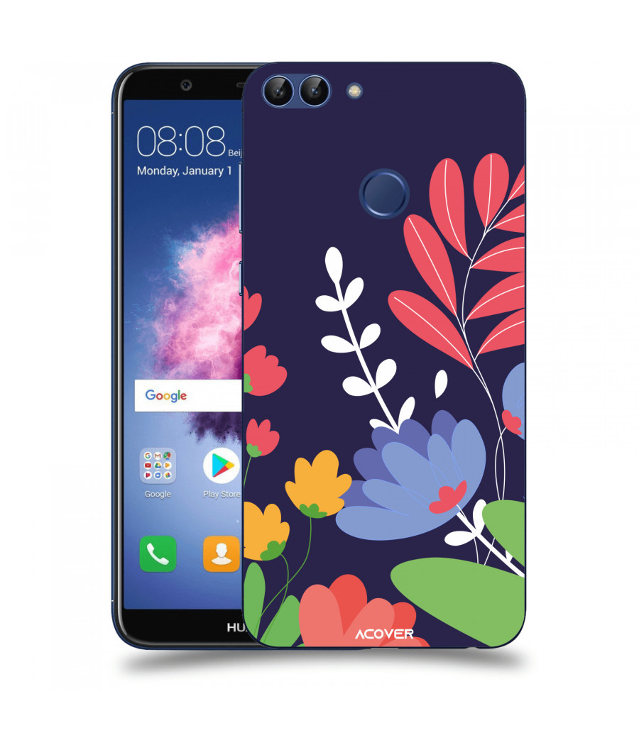 ACOVER Kryt na mobil Huawei P Smart s motivem Colorful Flowers