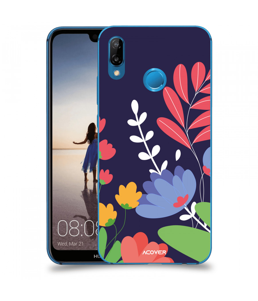 ACOVER Kryt na mobil Huawei P20 Lite s motivem Colorful Flowers