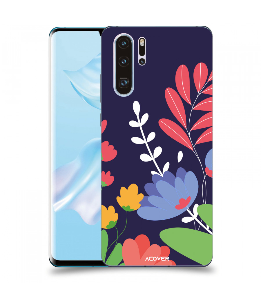 ACOVER Kryt na mobil Huawei P30 s motivem Colorful Flowers