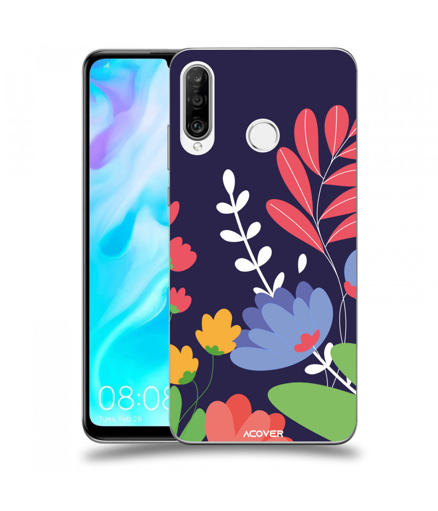 ACOVER Kryt na mobil Huawei P30 Lite s motivem Colorful Flowers