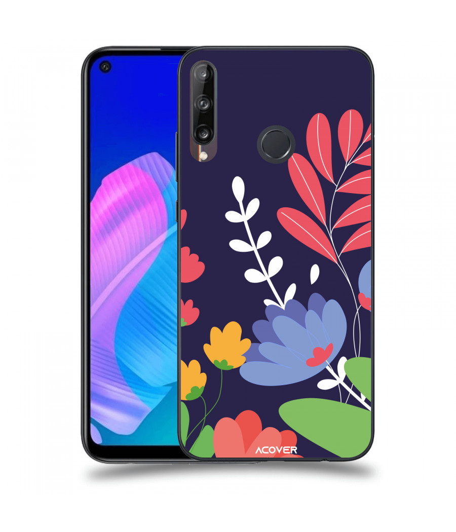ACOVER Kryt na mobil Huawei P40 Lite E s motivem Colorful Flowers