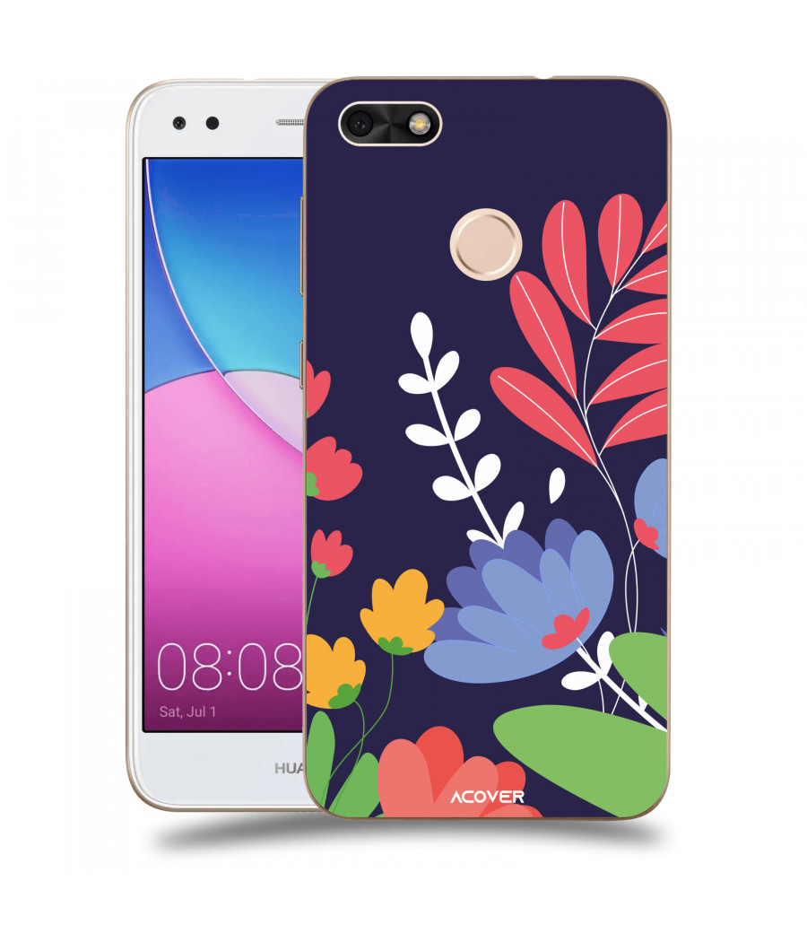 ACOVER Kryt na mobil Huawei P9 Lite Mini s motivem Colorful Flowers