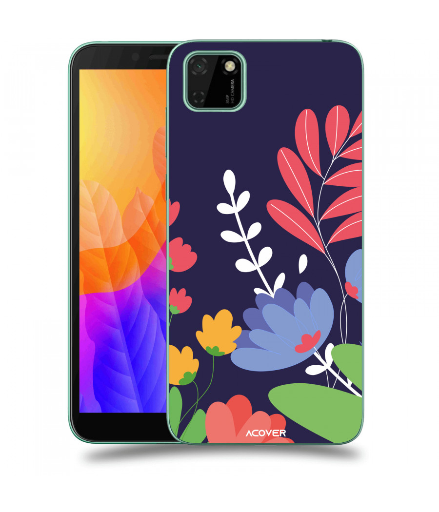 ACOVER Kryt na mobil Huawei Y5P s motivem Colorful Flowers