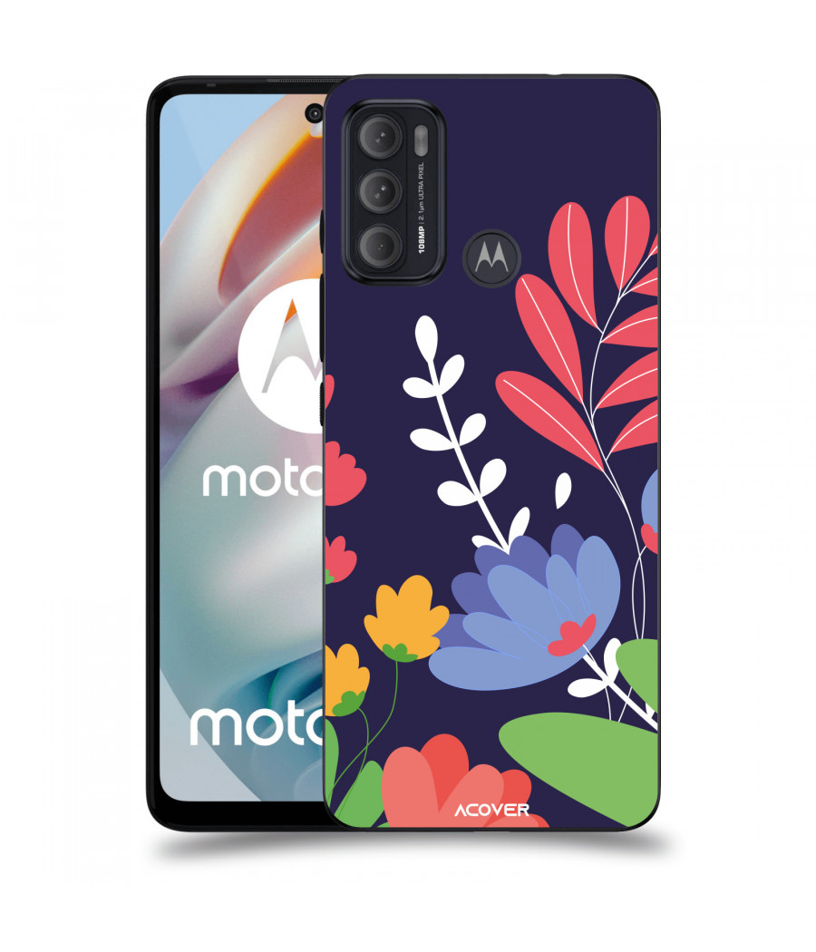 ACOVER Kryt na mobil Motorola Moto G60 s motivem Colorful Flowers