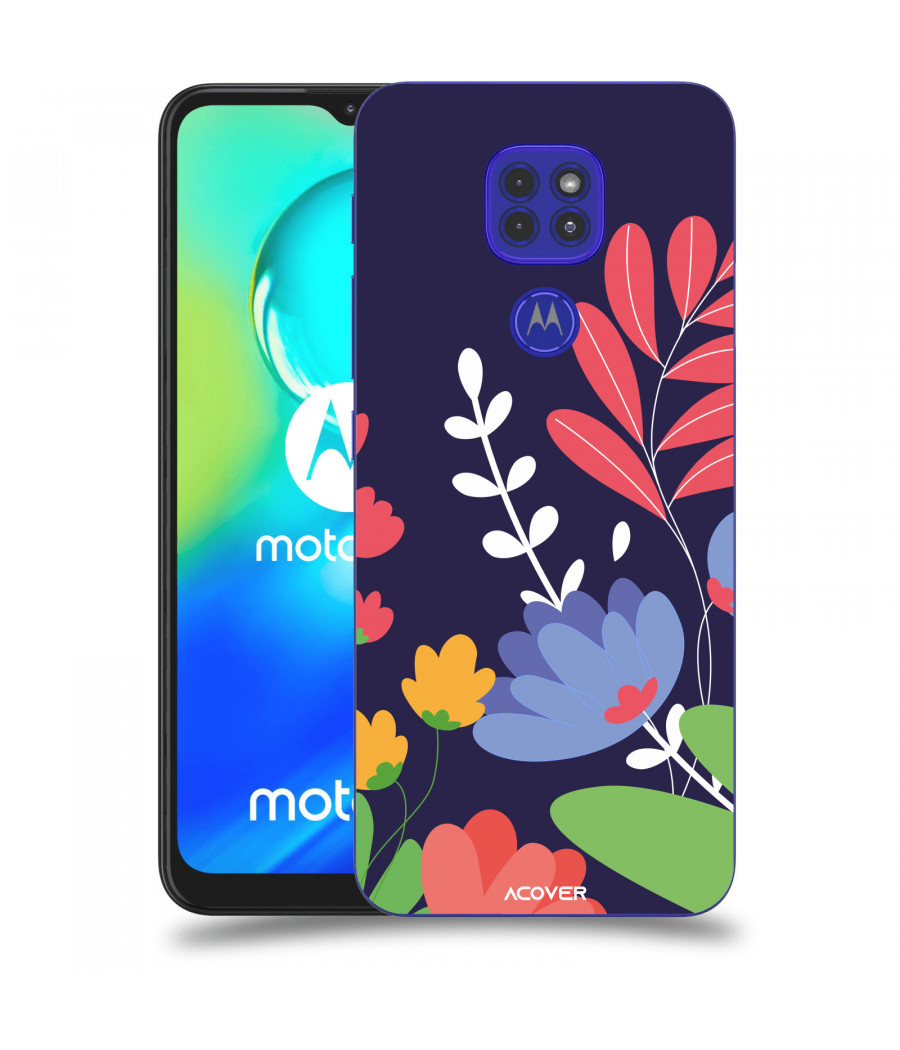 ACOVER Kryt na mobil Motorola Moto G9 Play s motivem Colorful Flowers