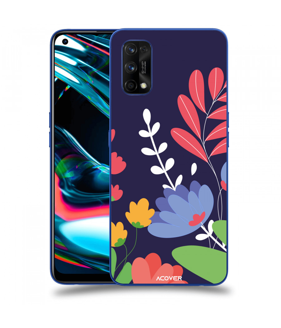 ACOVER Kryt na mobil Realme 7 Pro s motivem Colorful Flowers