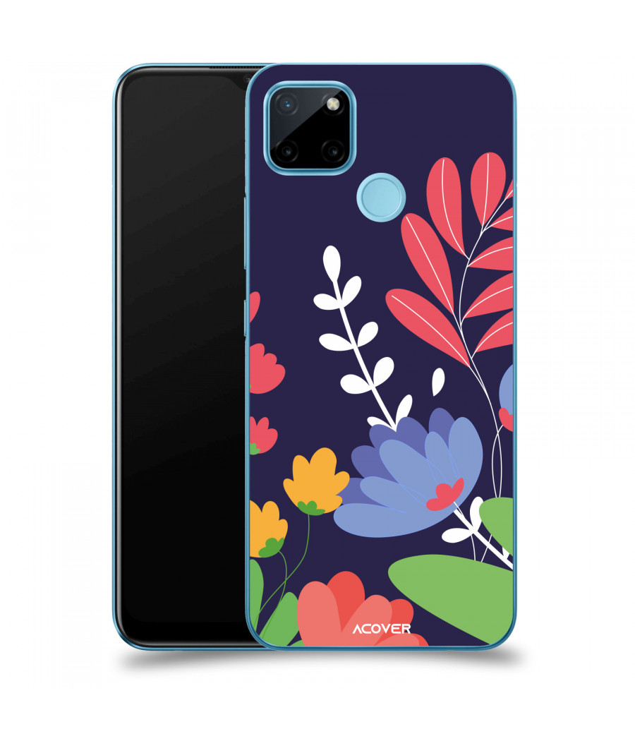 ACOVER Kryt na mobil Realme C21Y s motivem Colorful Flowers
