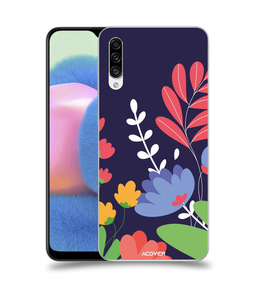 ACOVER Kryt na mobil Samsung Galaxy A30s A307F s motivem Colorful Flowers