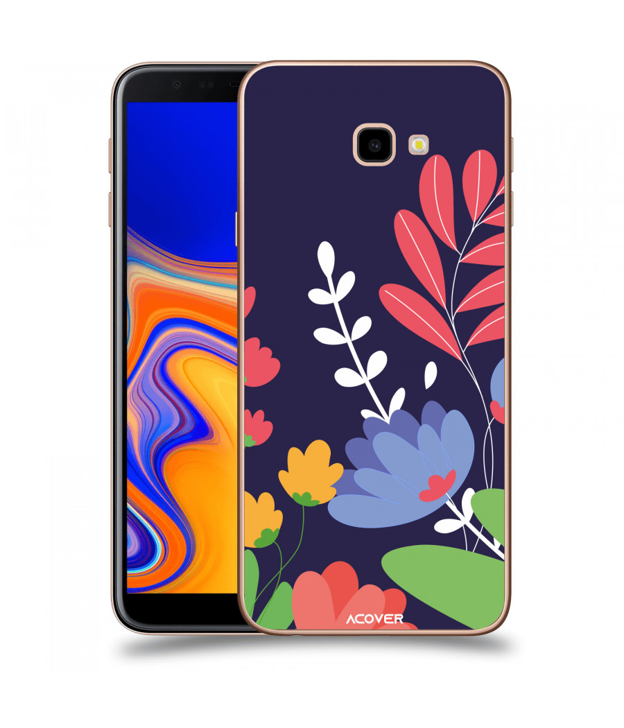 ACOVER Kryt na mobil Samsung Galaxy J4+ J415F s motivem Colorful Flowers