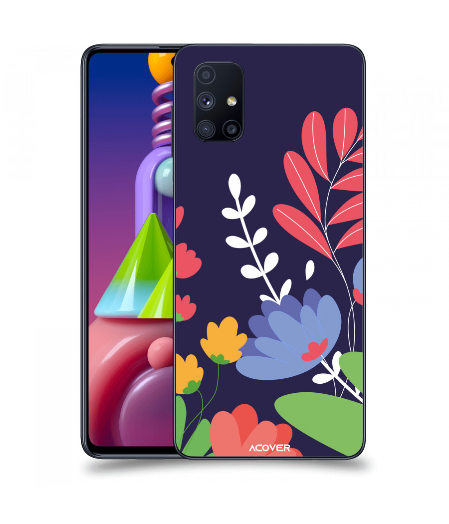 ACOVER Kryt na mobil Samsung Galaxy M51 M515F s motivem Colorful Flowers