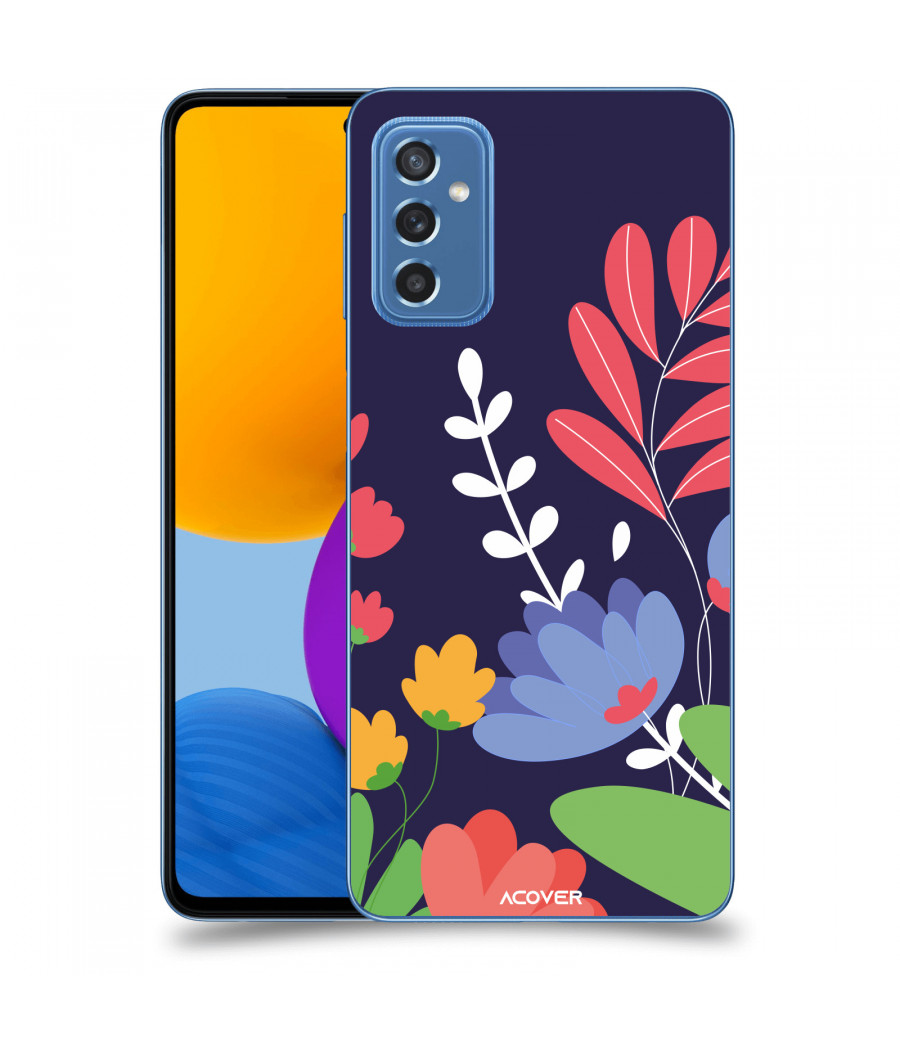 ACOVER Kryt na mobil Samsung Galaxy M52 5G s motivem Colorful Flowers