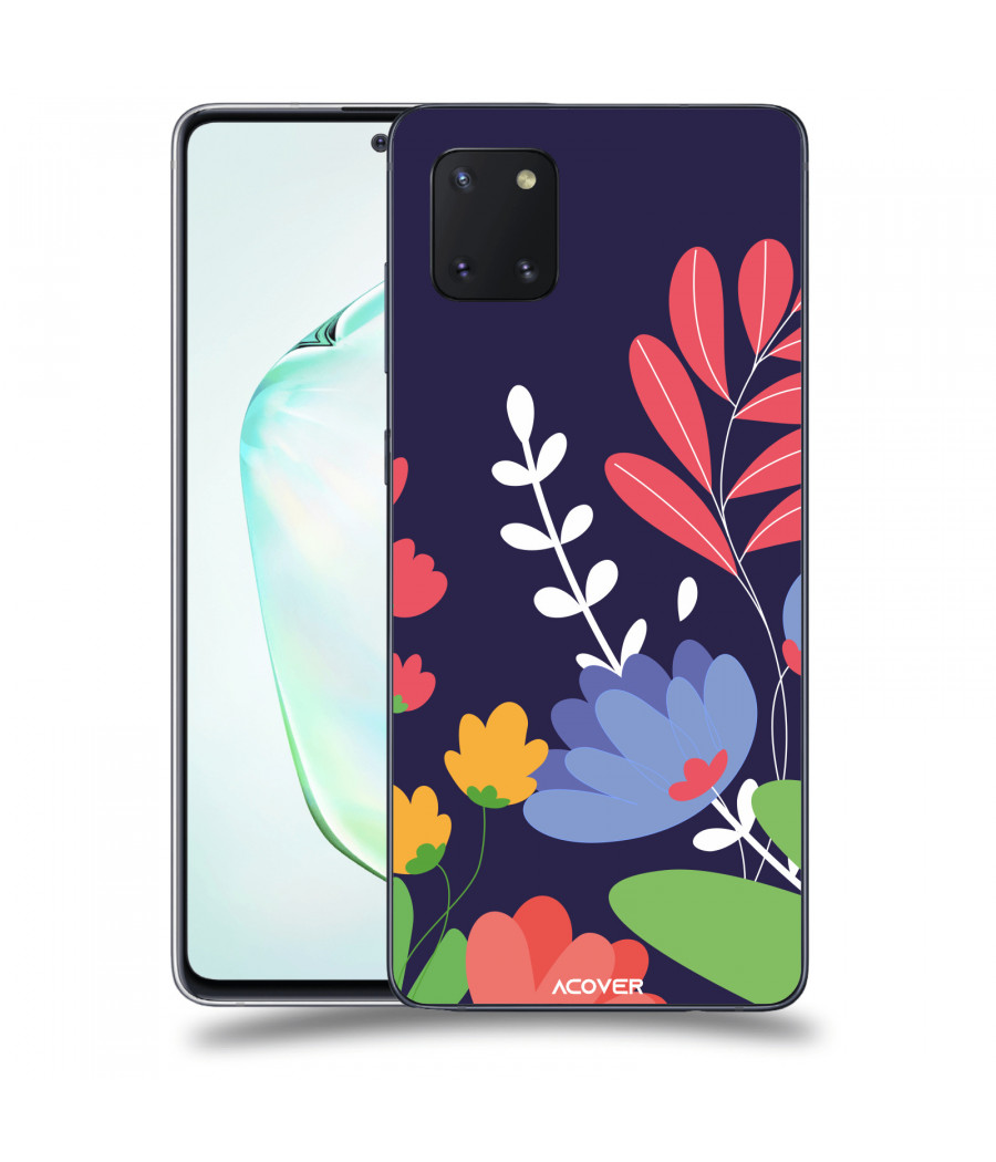 ACOVER Kryt na mobil Samsung Galaxy Note 10 Lite N770F s motivem Colorful Flowers