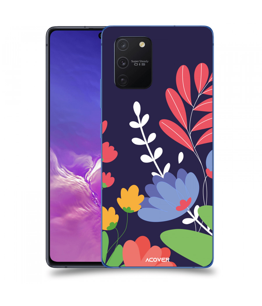 ACOVER Kryt na mobil Samsung Galaxy S10 Lite s motivem Colorful Flowers