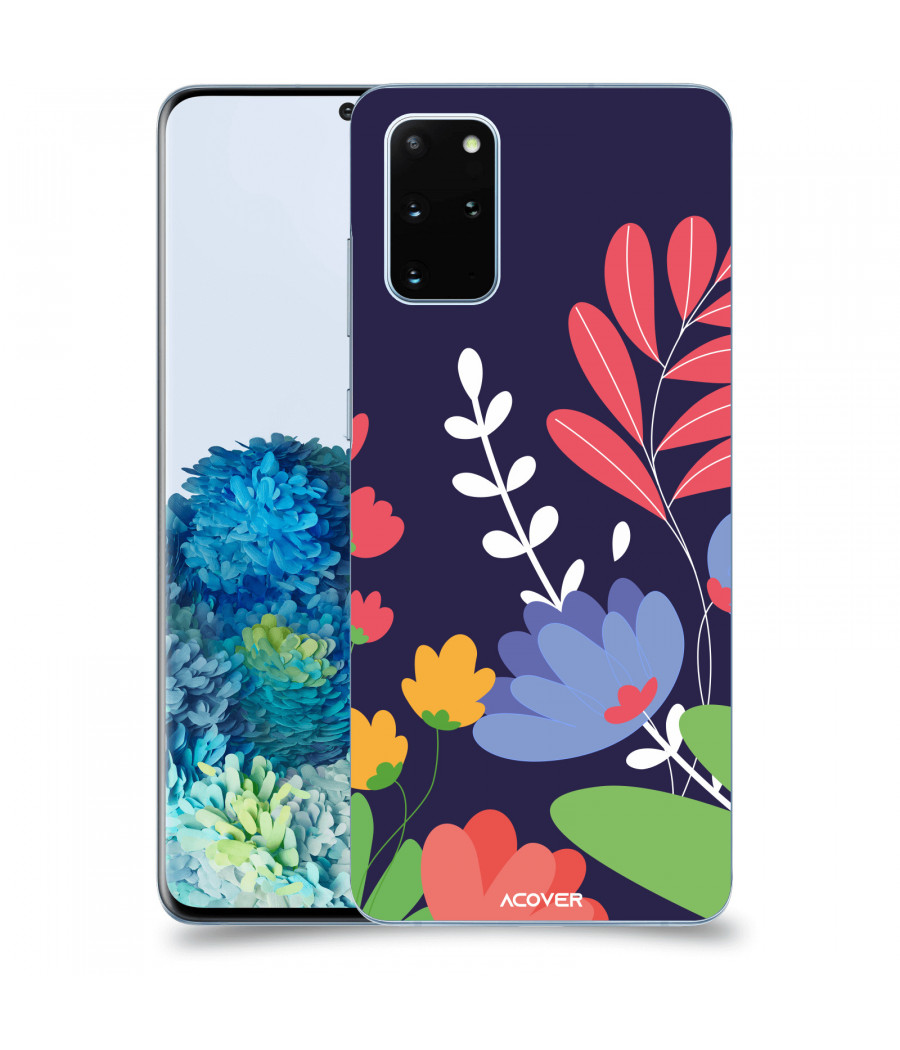 ACOVER Kryt na mobil Samsung Galaxy S20+ G985F s motivem Colorful Flowers
