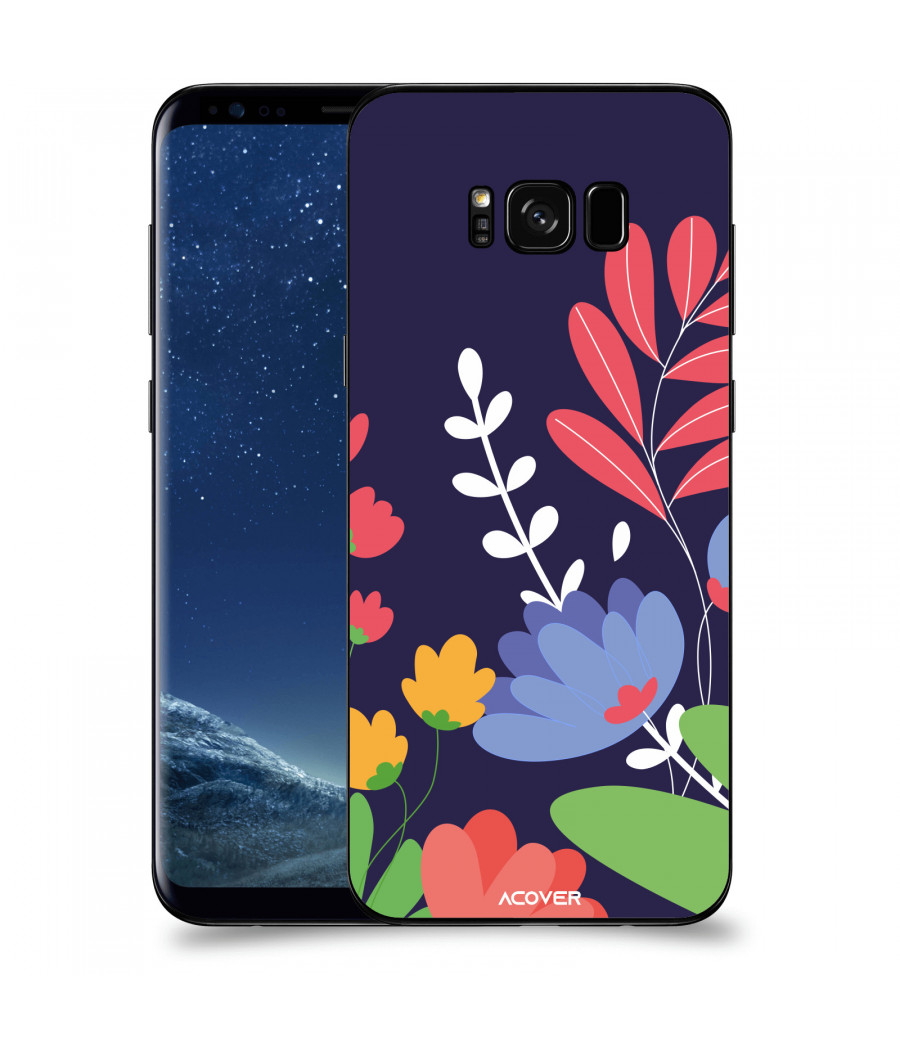 ACOVER Kryt na mobil Samsung Galaxy S8+ G955F s motivem Colorful Flowers