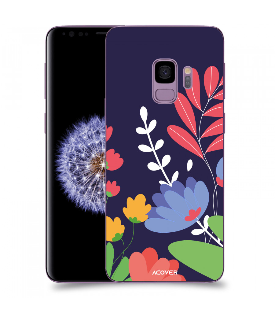 ACOVER Kryt na mobil Samsung Galaxy S9 G960F s motivem Colorful Flowers