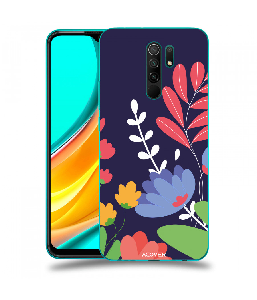 ACOVER Kryt na mobil Xiaomi Mi 9 s motivem Colorful Flowers