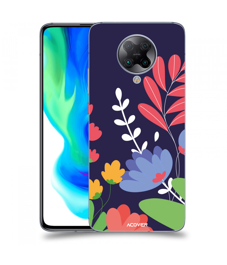 ACOVER Kryt na mobil Xiaomi Poco F2 Pro s motivem Colorful Flowers