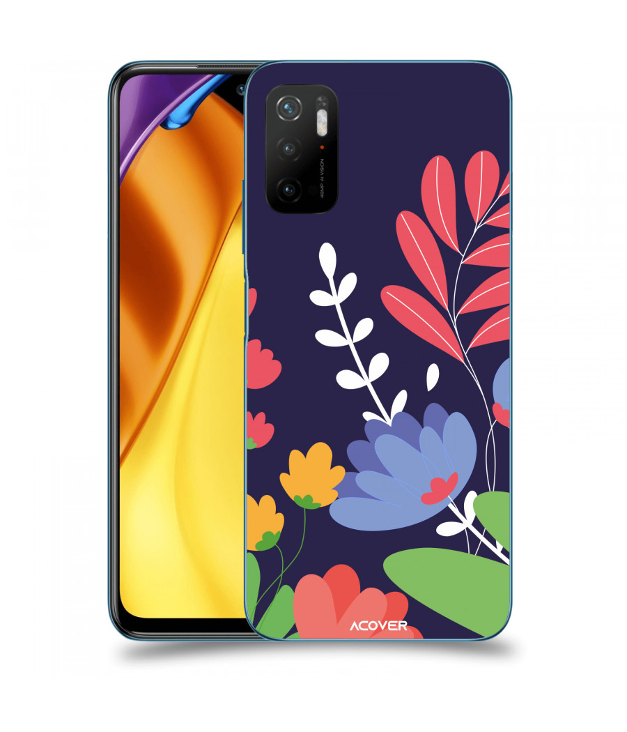 ACOVER Kryt na mobil Xiaomi Poco M3 Pro 5G s motivem Colorful Flowers