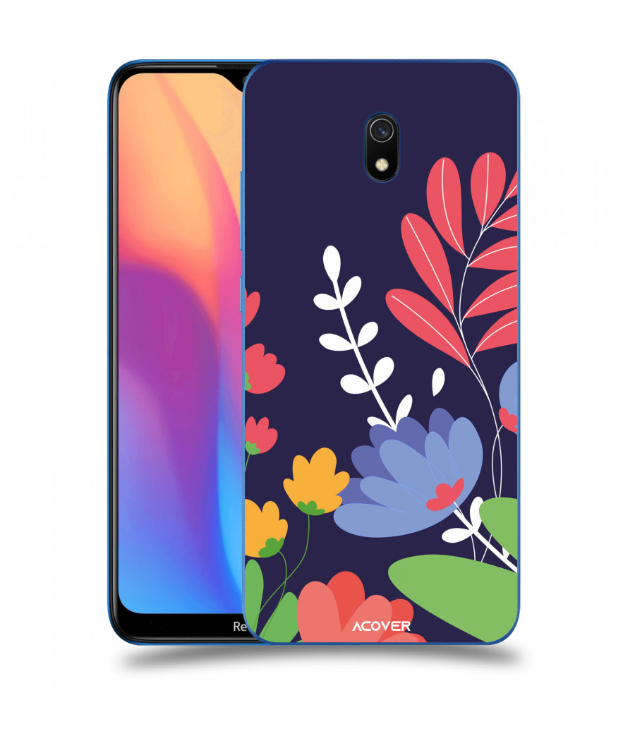ACOVER Kryt na mobil Xiaomi Redmi 8A s motivem Colorful Flowers