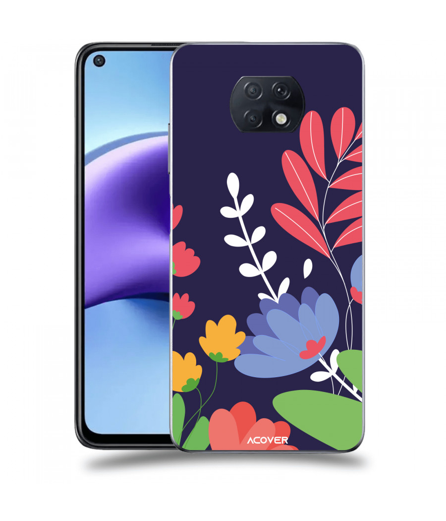 ACOVER Kryt na mobil Xiaomi Redmi Note 9T s motivem Colorful Flowers
