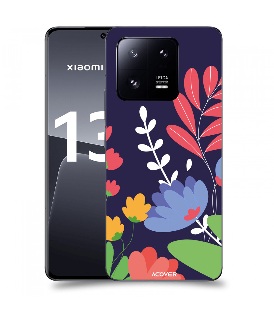 ACOVER Kryt na mobil Xiaomi 13 Pro s motivem Colorful Flowers