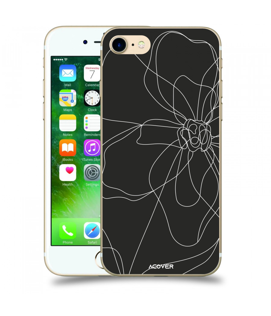 ACOVER Kryt na mobil Apple iPhone 7 s motivem Line Flower I