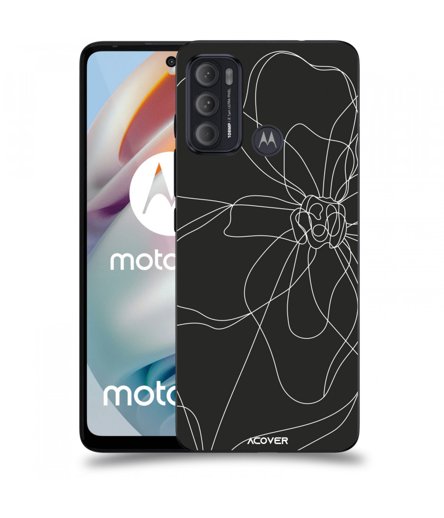 ACOVER Kryt na mobil Motorola Moto G60 s motivem Line Flower I