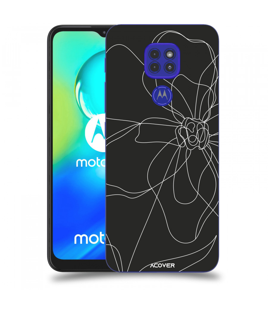 ACOVER Kryt na mobil Motorola Moto G9 Play s motivem Line Flower I